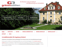 Tablet Screenshot of grimmobilien.net